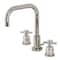 Kingston Brass FSC8939DX Concord Widespread Bathroom Faucet W/ Brass Pop-Up, Nickel FSC8939DX - alternate 1